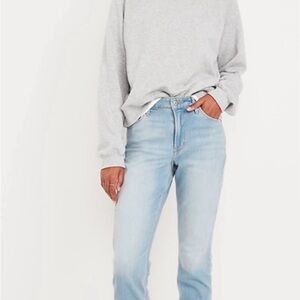 Old Navy Light Wash High Rise Wow Straight